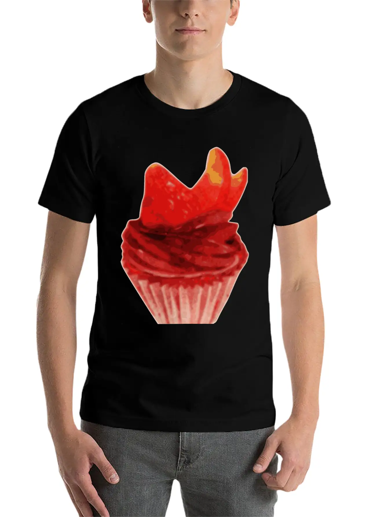 Cupcake Relaxed Everyday Tee – Lightweight And Durable Cotton