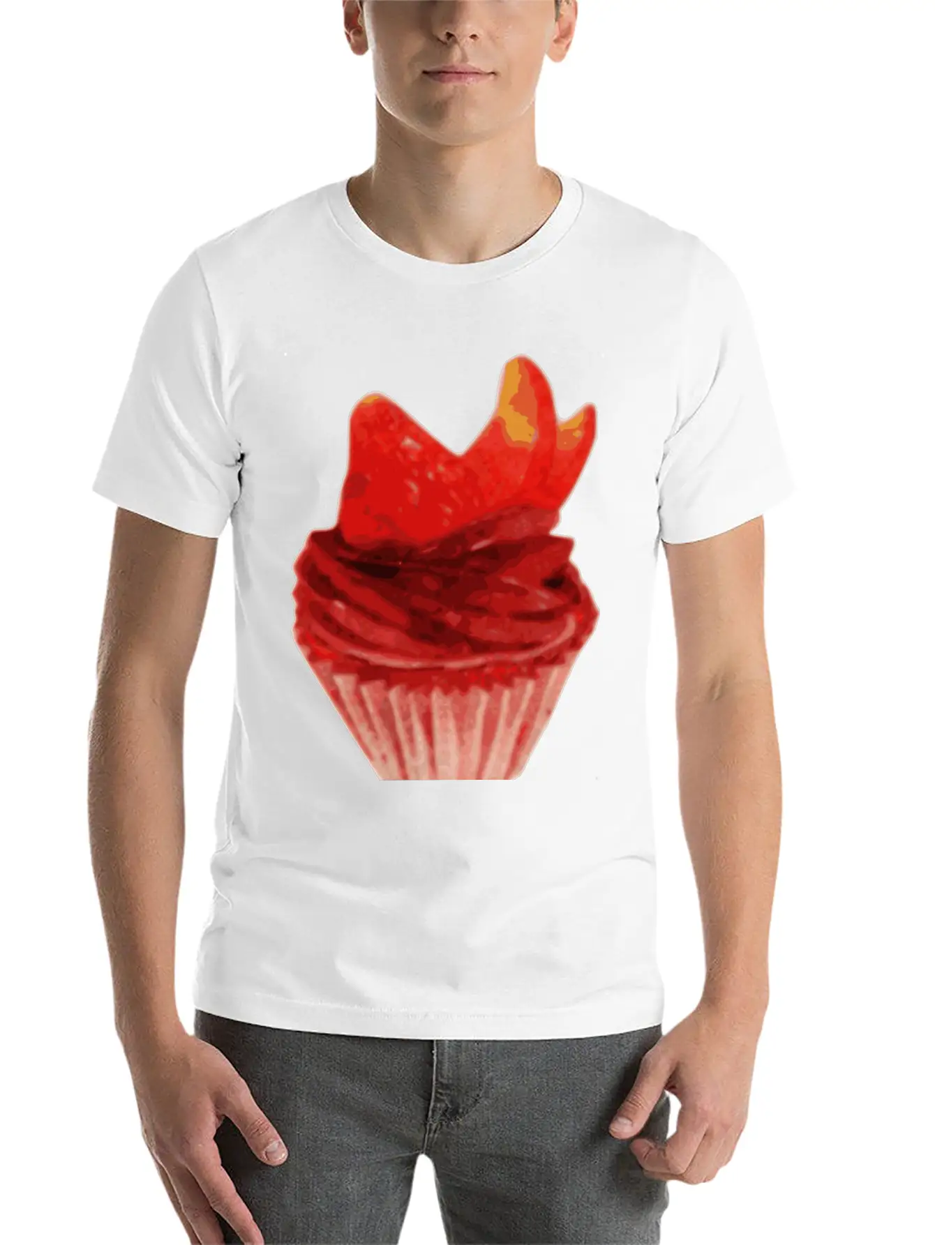 Cupcake Relaxed Everyday Tee – Lightweight And Durable Cotton
