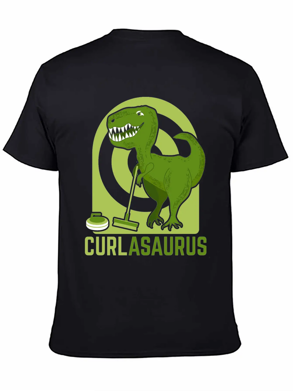 Curlasaurus Curler Sport Curling Stone Dinosaur Classic Cotton Tee – Unisex Comfort For Any Season