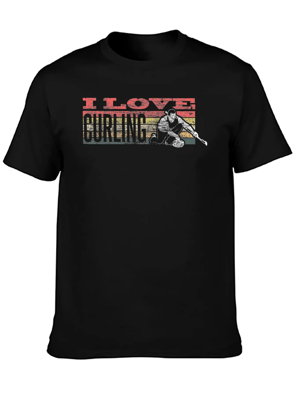Curling Dolly Team Sport Gift Stylish Everyday T-Shirt – Unisex Basic Cotton Tee
