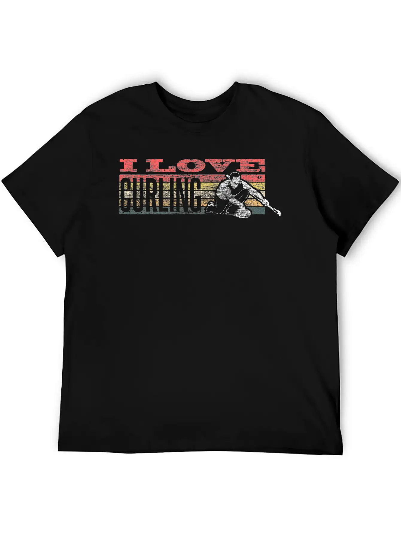 Curling Dolly Team Sport Gift Stylish Everyday T-Shirt – Unisex Basic Cotton Tee