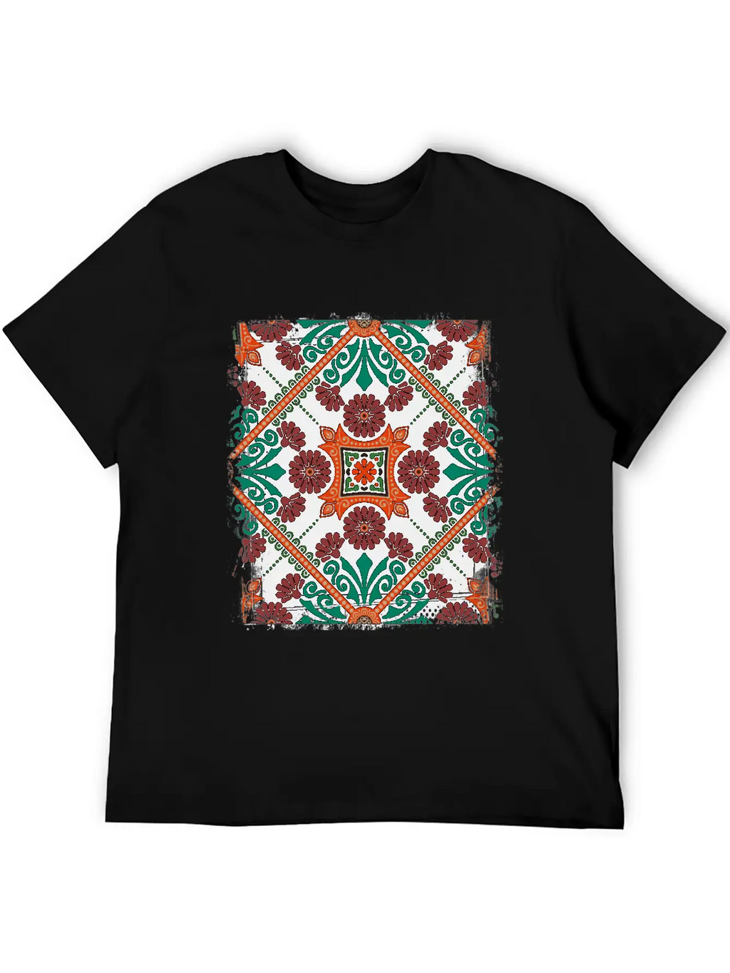 Custom Mosaic Timeless Short Sleeve Tee – Comfy And Minimalist Design