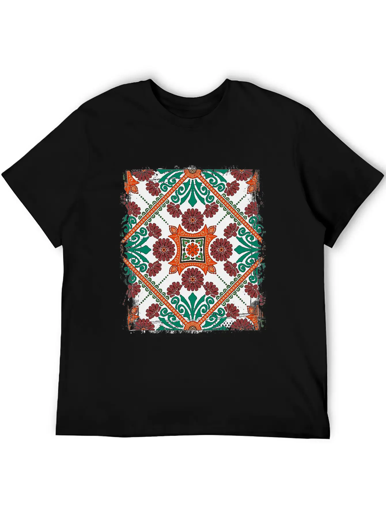 Custom Mosaic Timeless Short Sleeve Tee – Comfy And Minimalist Design