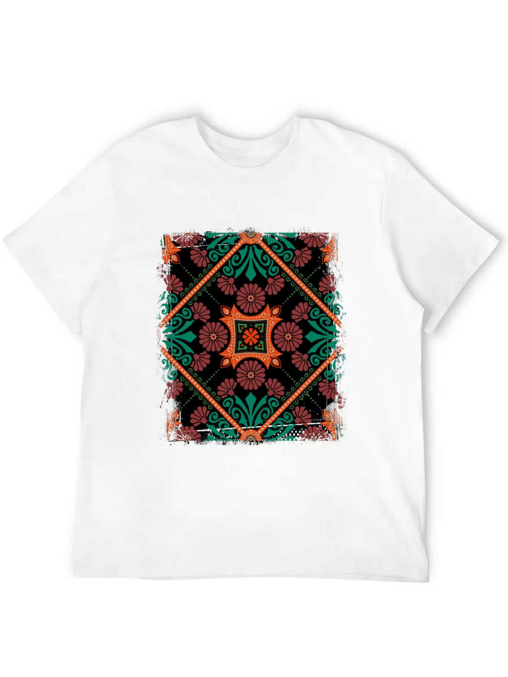 Custom Mosaic Timeless Short Sleeve Tee – Comfy And Minimalist Design