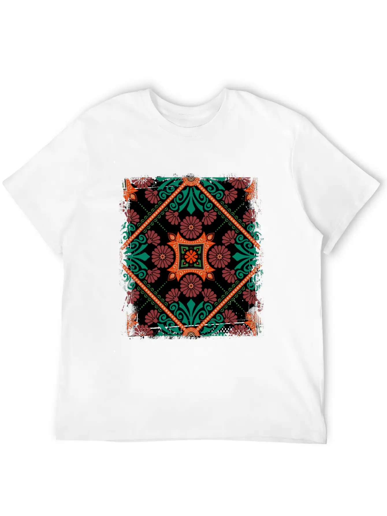 Custom Mosaic Timeless Short Sleeve Tee – Comfy And Minimalist Design