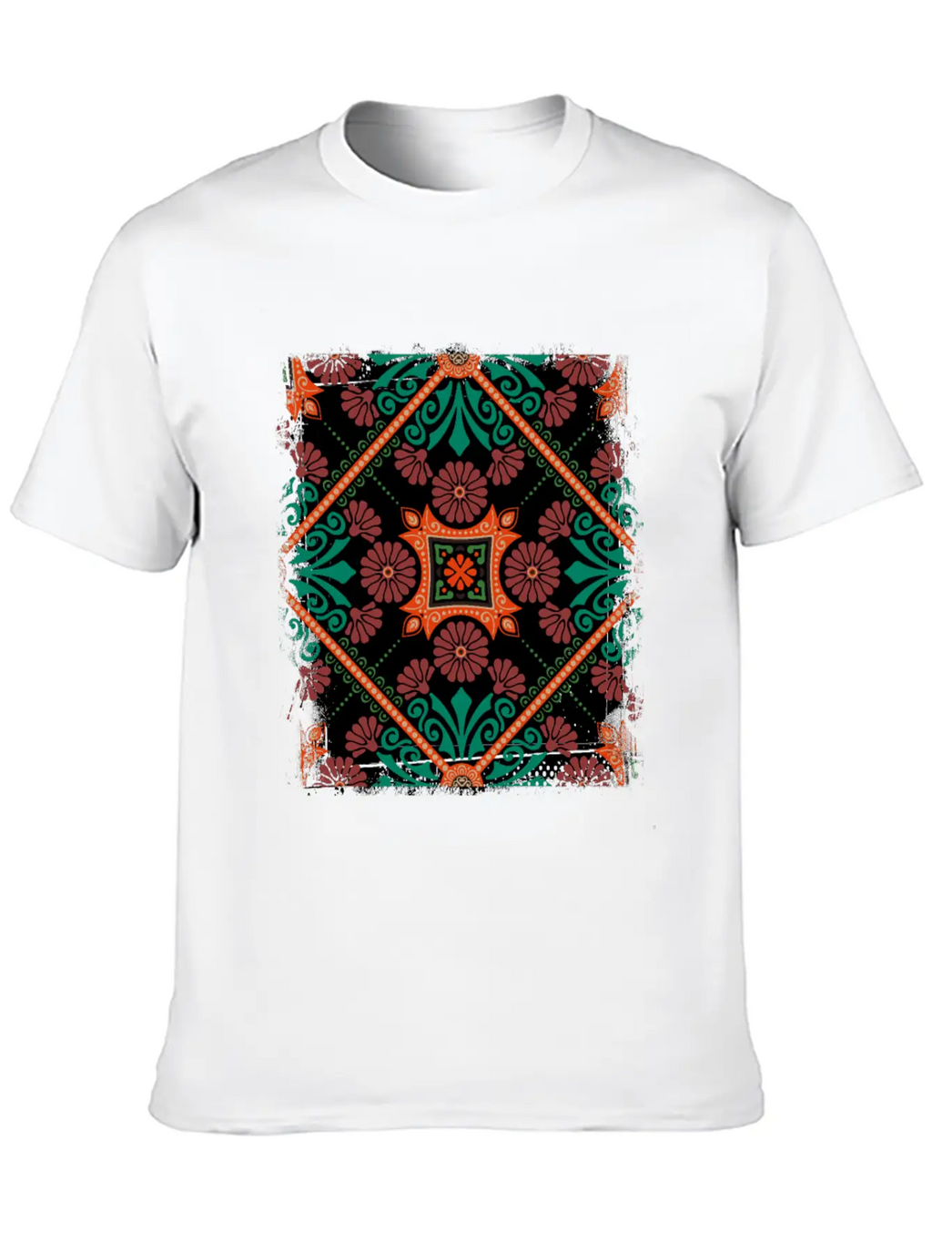 Custom Mosaic Timeless Short Sleeve Tee – Comfy And Minimalist Design
