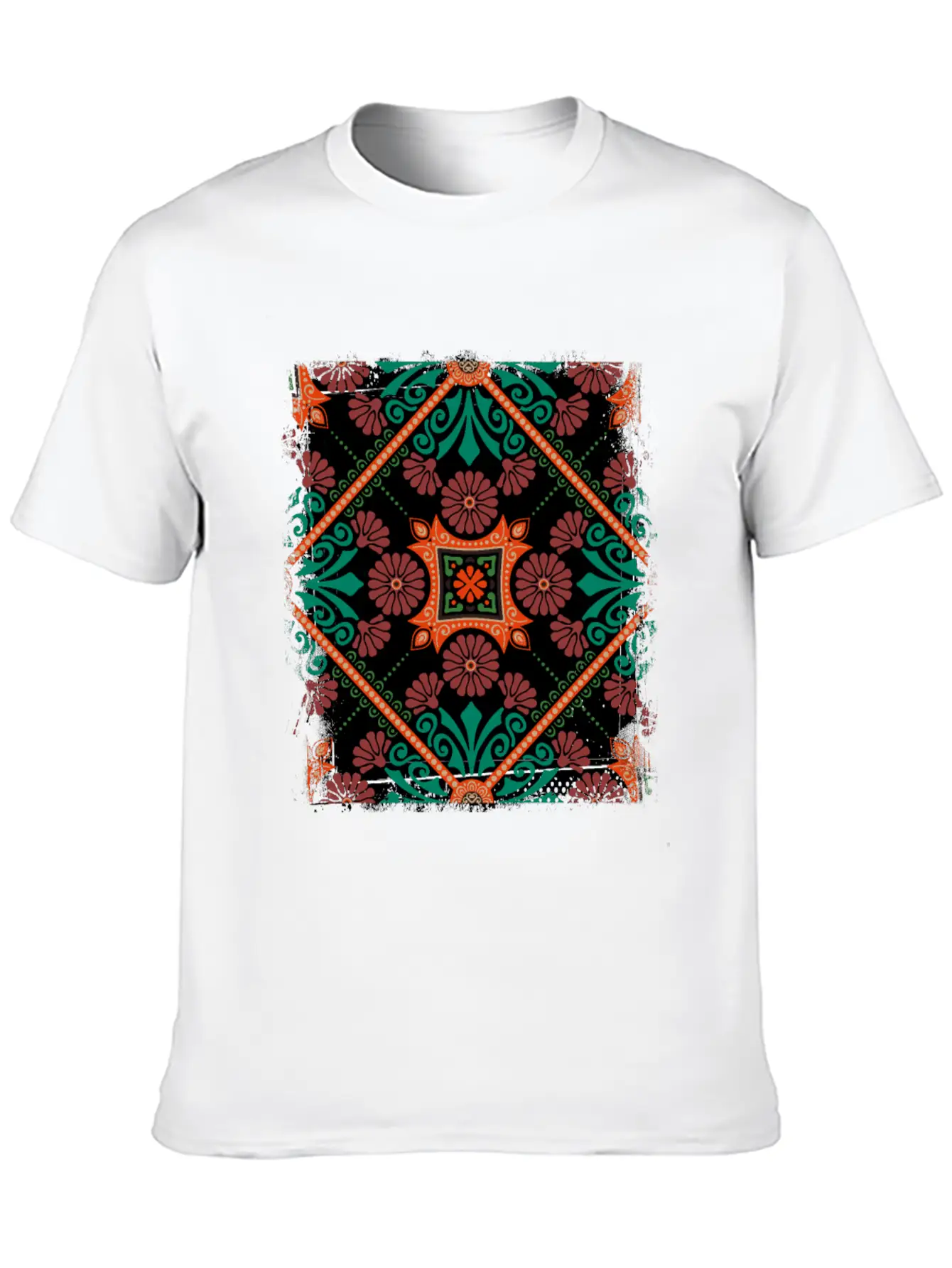 Custom Mosaic Timeless Short Sleeve Tee – Comfy And Minimalist Design
