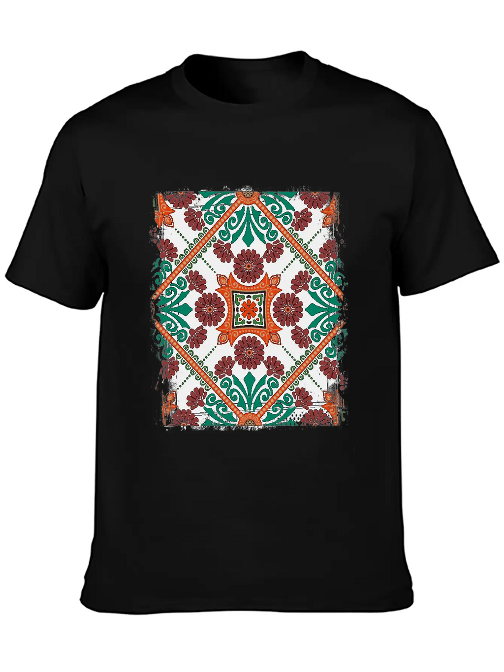 Custom Mosaic Timeless Short Sleeve Tee – Comfy And Minimalist Design