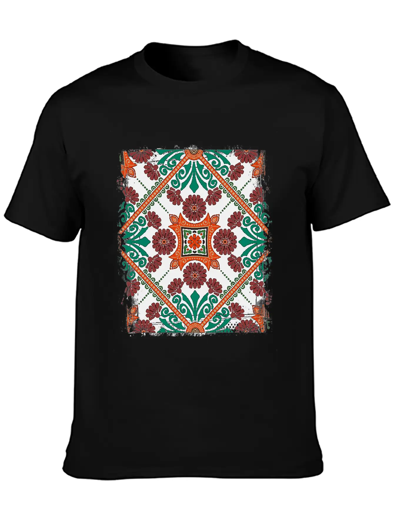 Custom Mosaic Timeless Short Sleeve Tee – Comfy And Minimalist Design