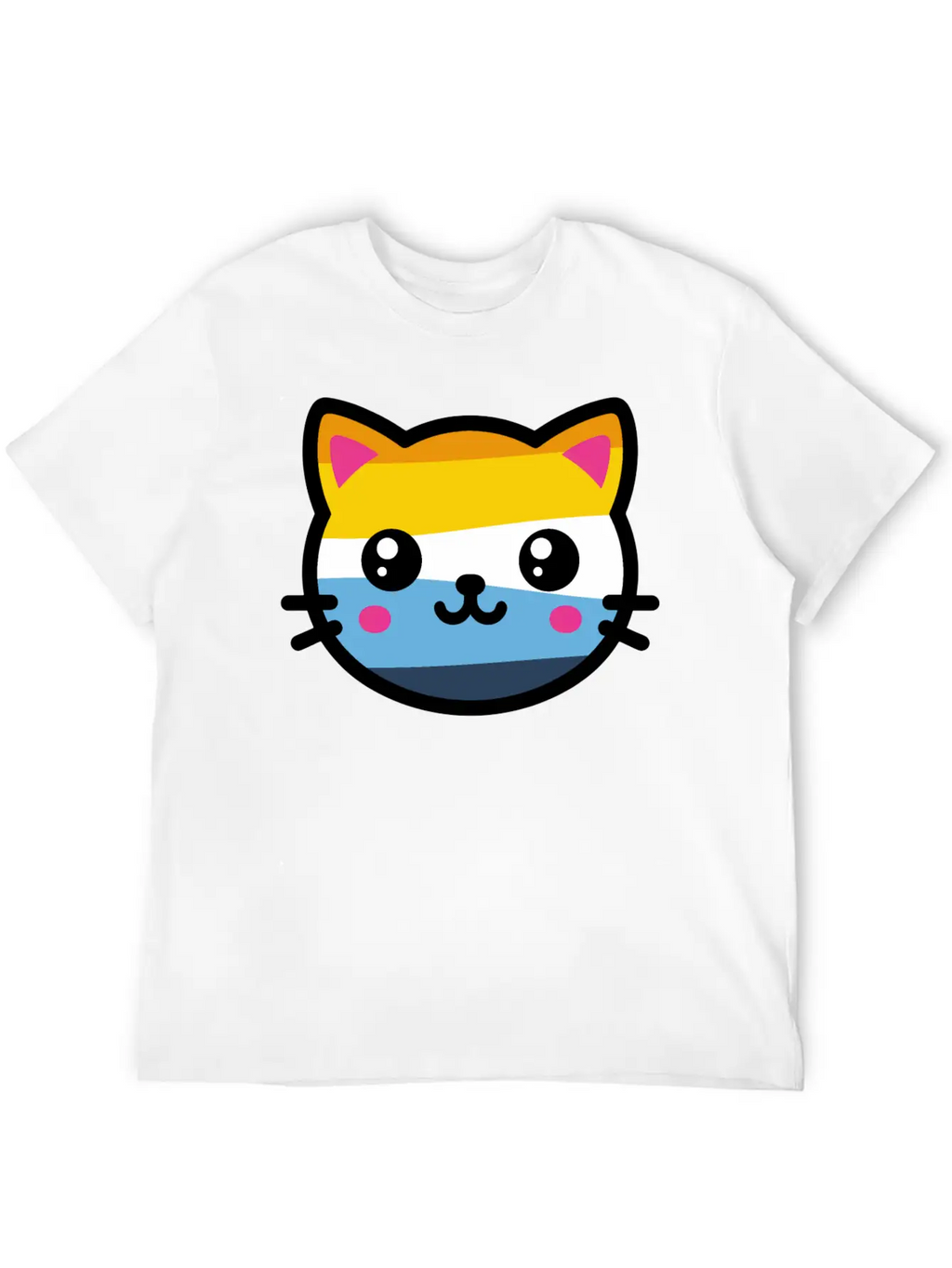 Cute Aroace Cat Breathable Soft Cotton T-Shirt – Timeless Casual Look
