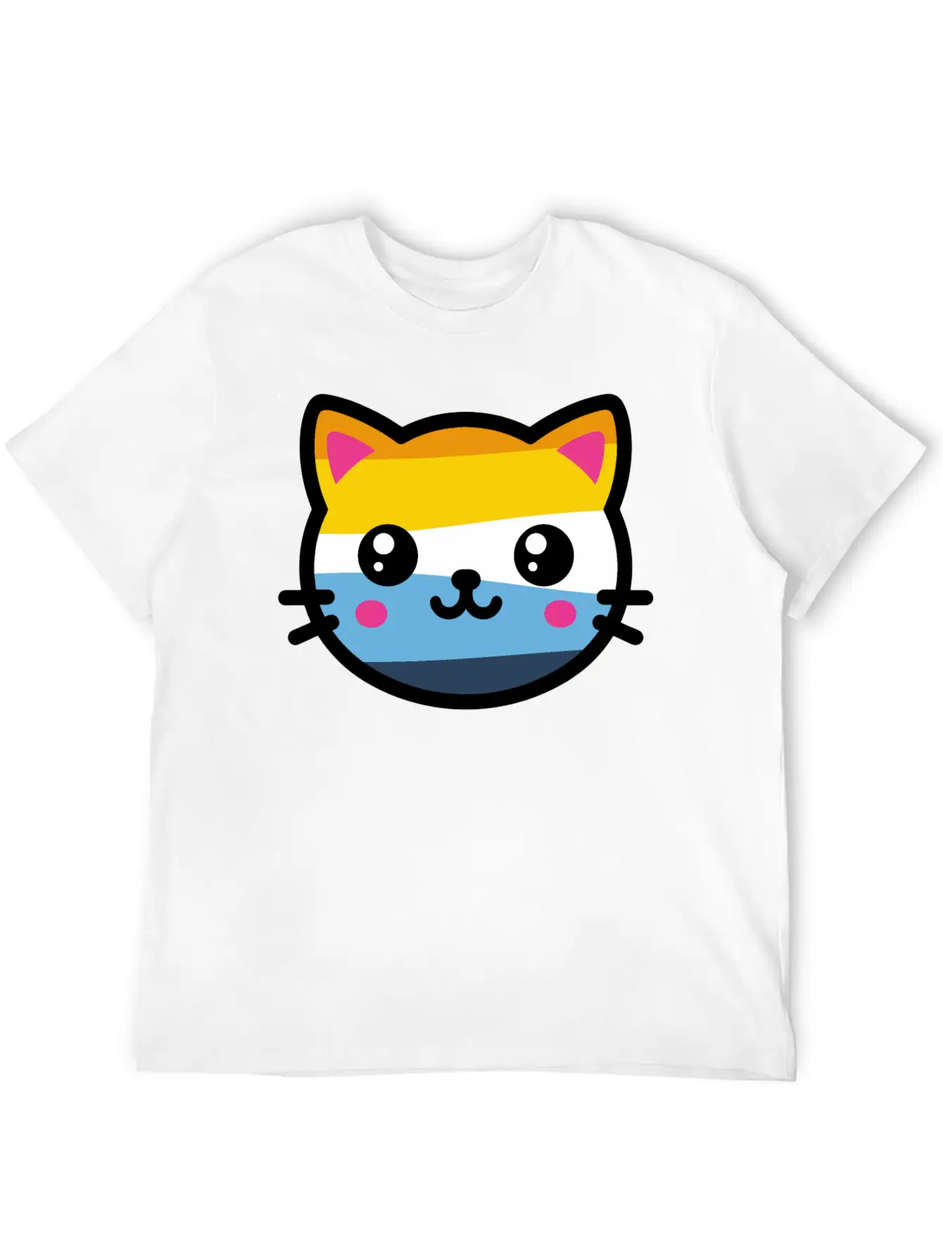 Cute Aroace Cat Breathable Soft Cotton T-Shirt – Timeless Casual Look