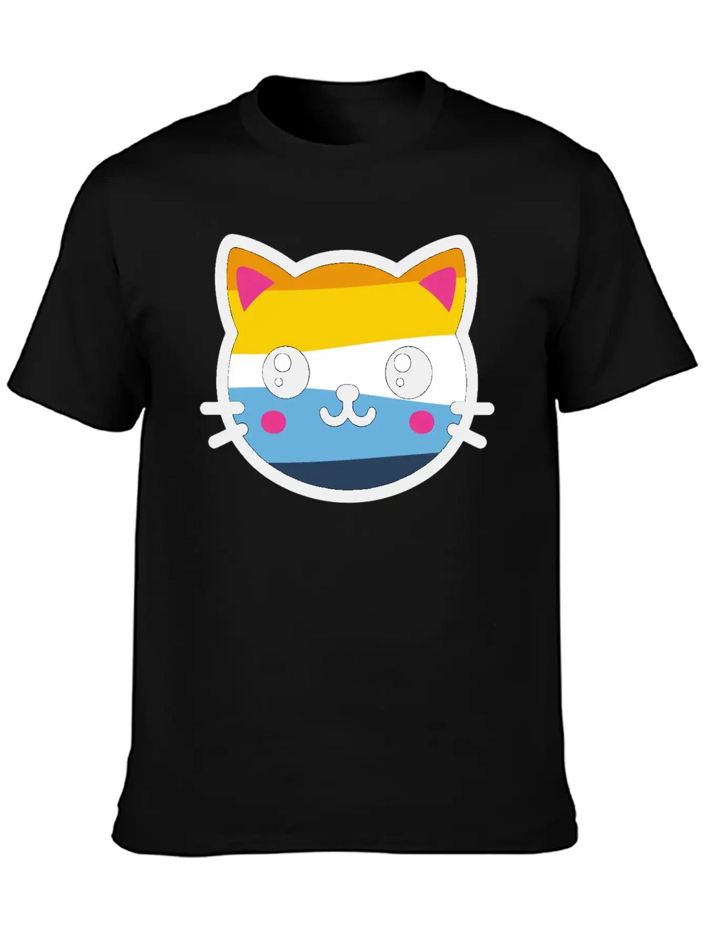 Cute Aroace Cat Breathable Soft Cotton T-Shirt – Timeless Casual Look