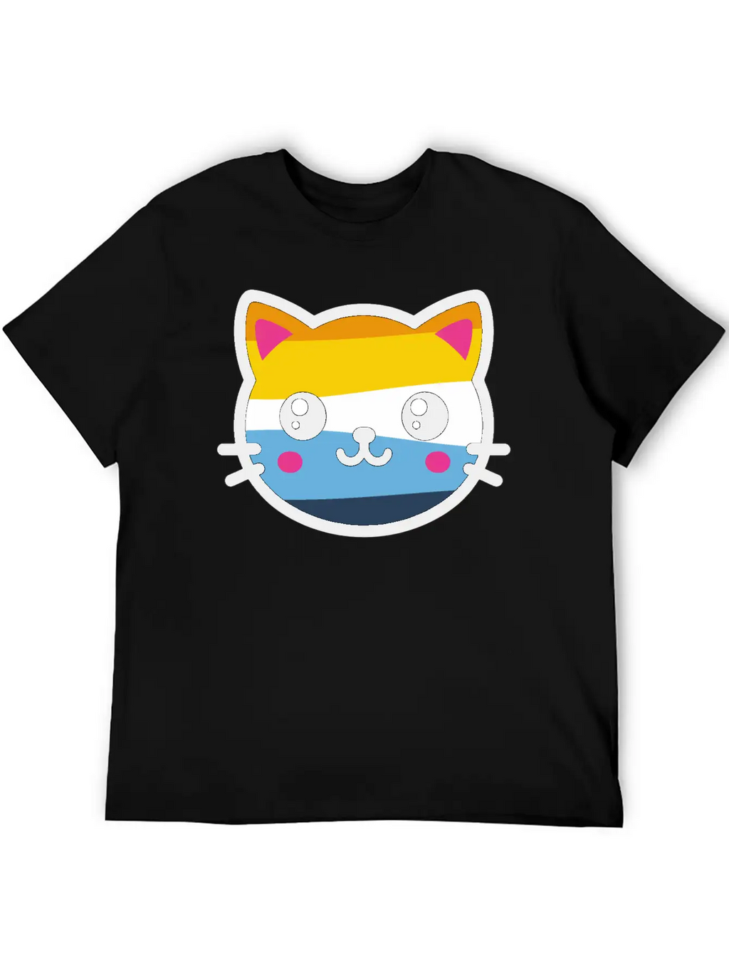Cute Aroace Cat Breathable Soft Cotton T-Shirt – Timeless Casual Look