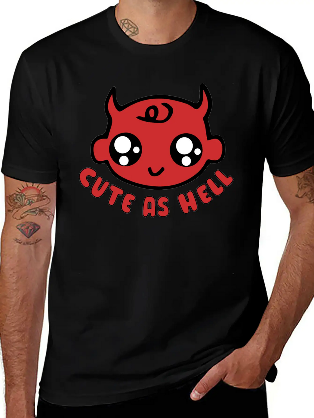 Cute As Hell Unisex Casual T-Shirt – Clean Design For Daily Comfort