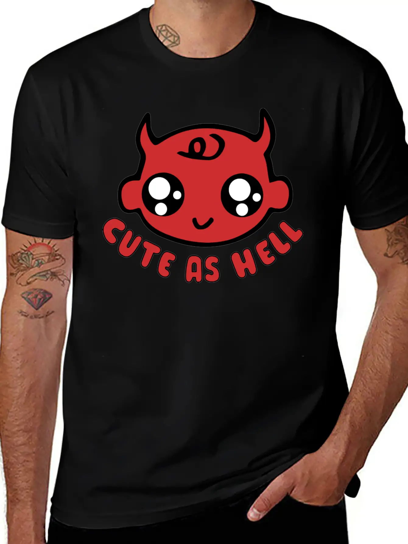 Cute As Hell Unisex Casual T-Shirt – Clean Design For Daily Comfort
