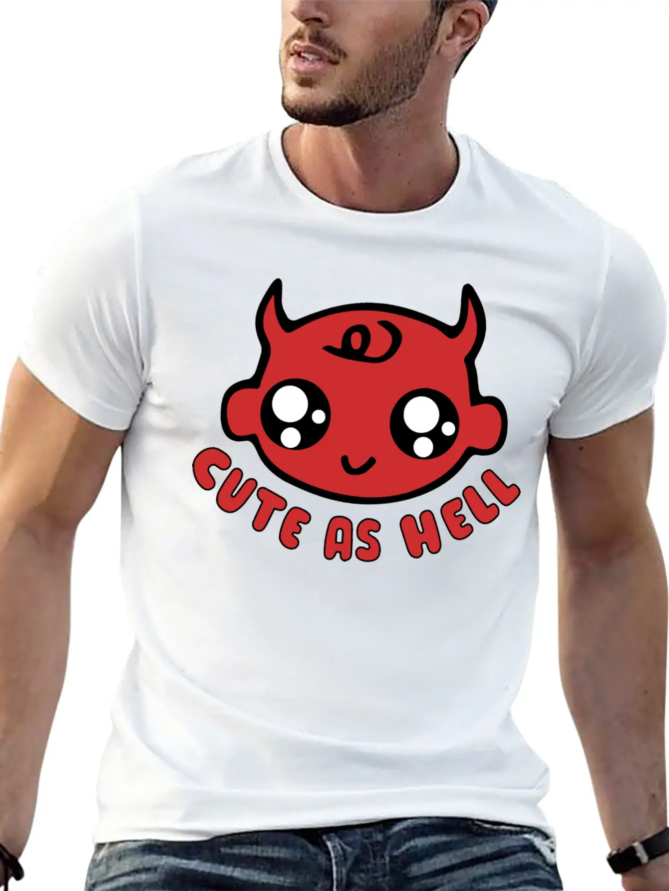 Cute As Hell Unisex Casual T-Shirt – Clean Design For Daily Comfort