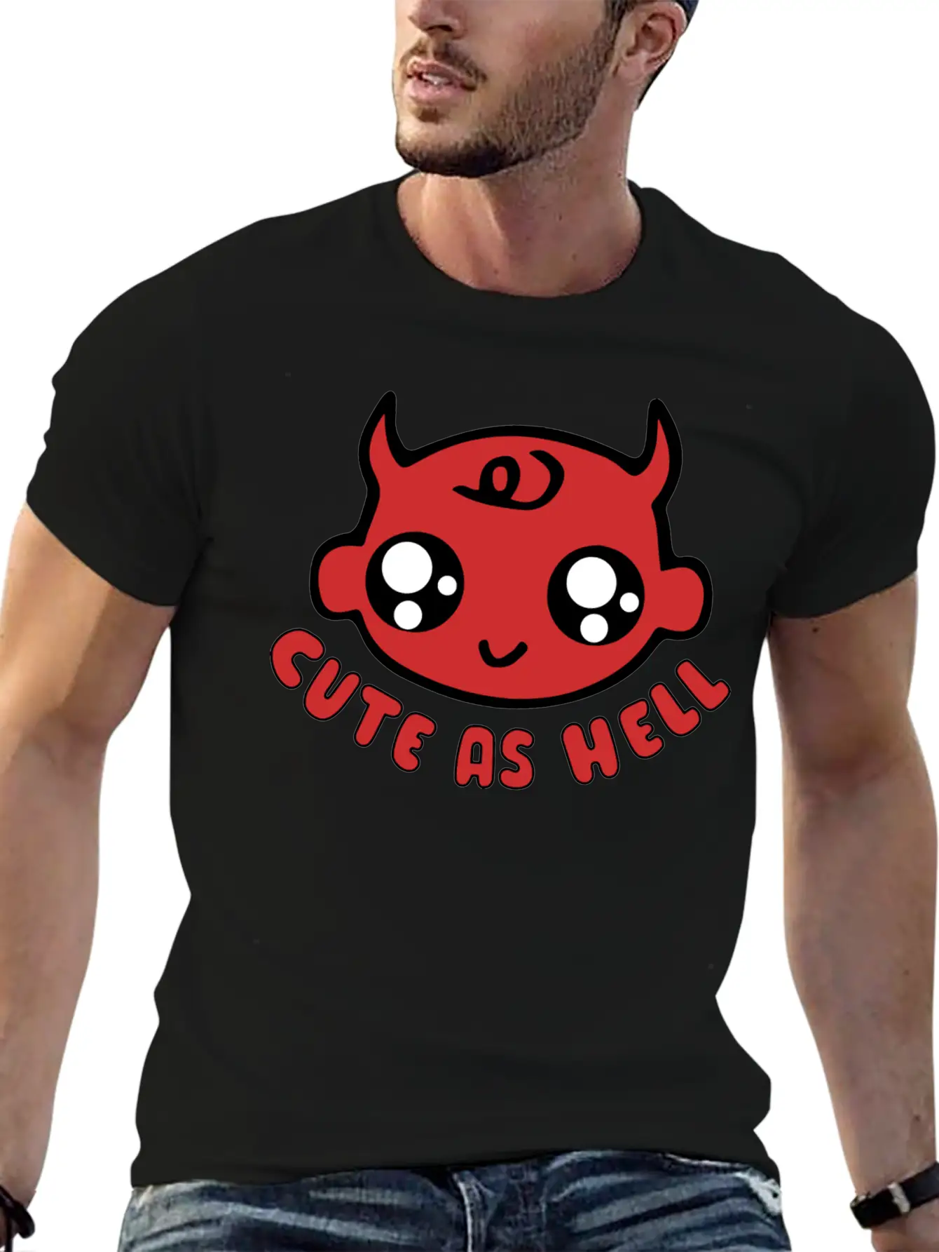 Cute As Hell Unisex Casual T-Shirt – Clean Design For Daily Comfort