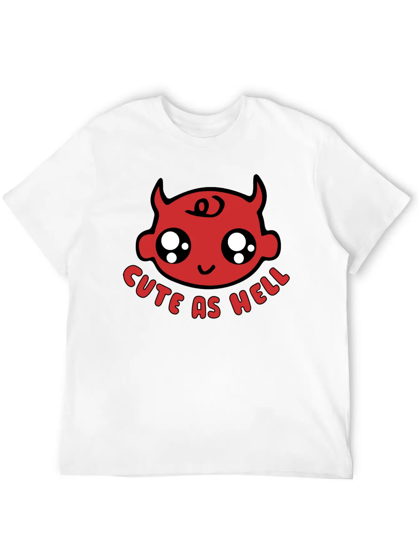 Cute As Hell Unisex Casual T-Shirt – Clean Design For Daily Comfort