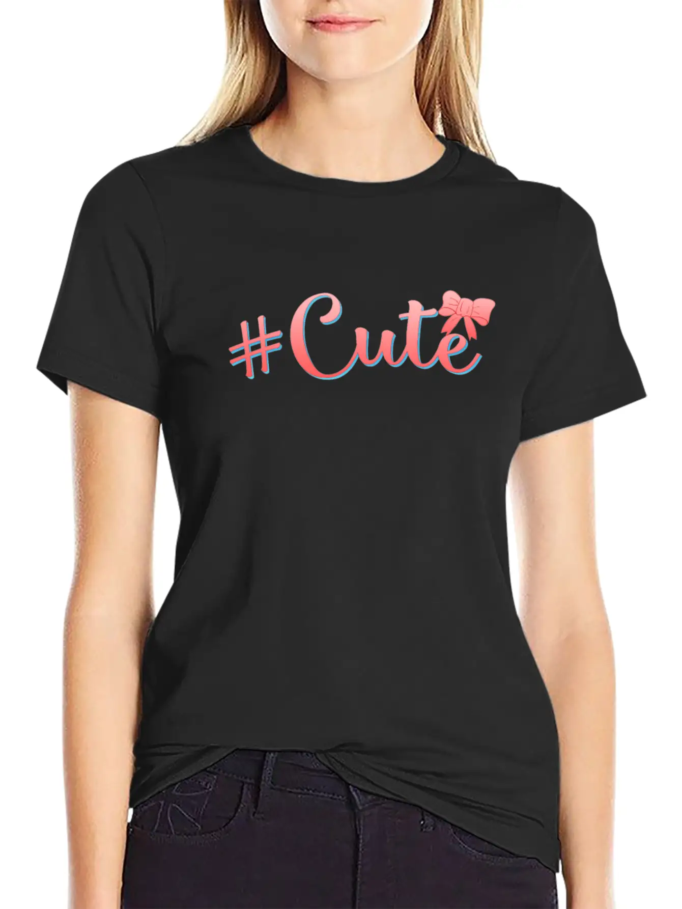 Cute Basic Graphic T-Shirt – Daily Comfort In Soft Cotton