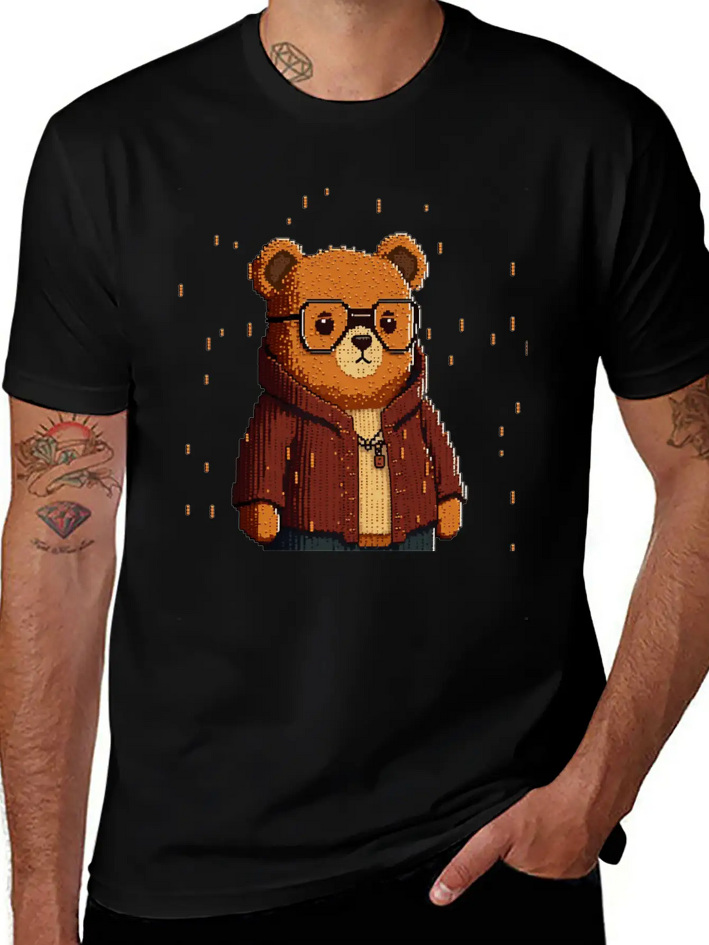 Cute Bear Classic Cotton Tee – Unisex Comfort For Any Season