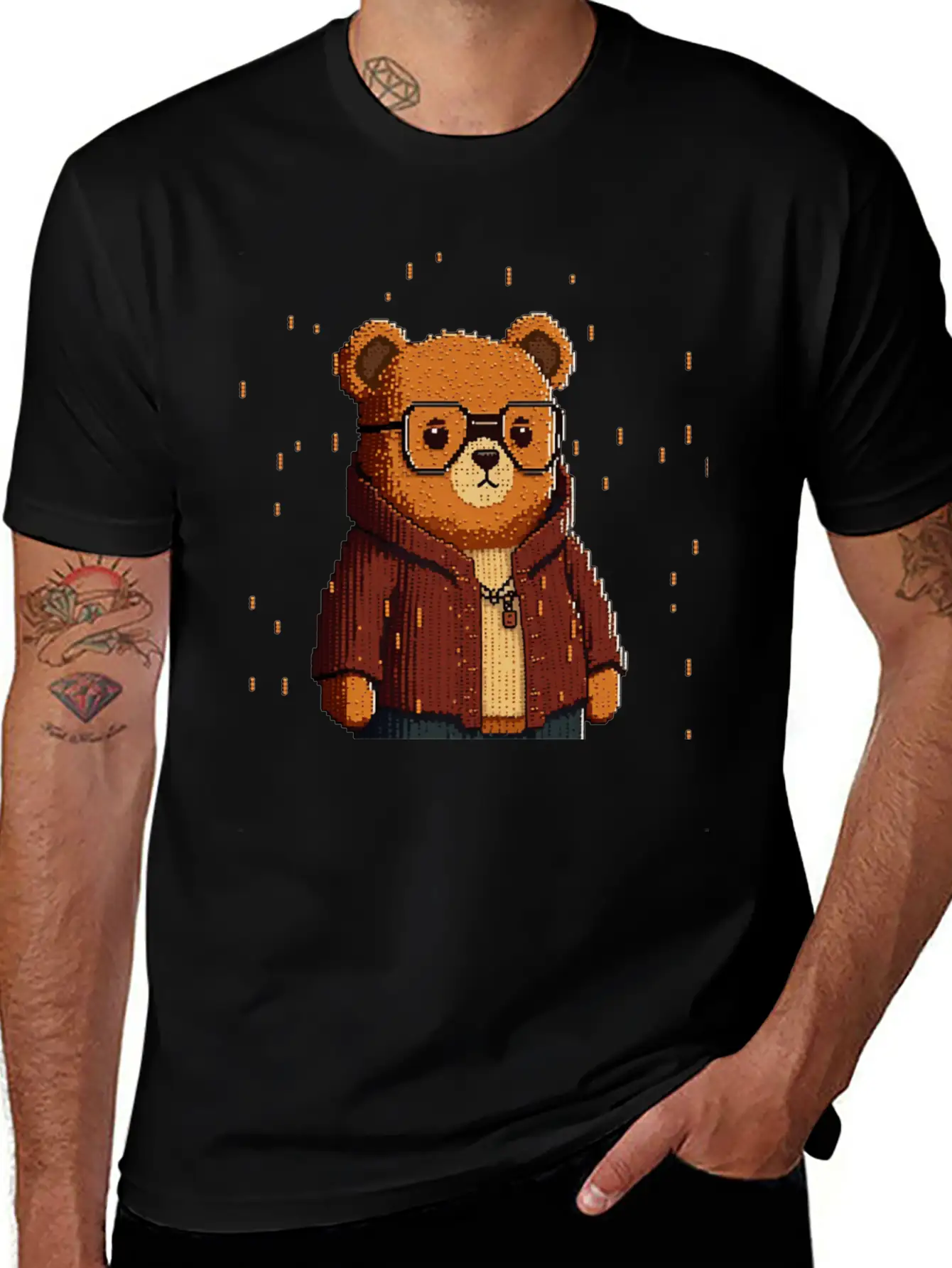 Cute Bear Classic Cotton Tee – Unisex Comfort For Any Season