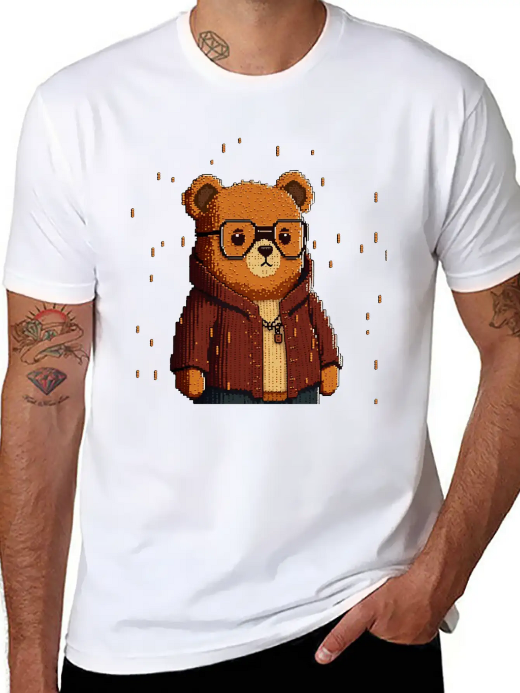 Cute Bear Classic Cotton Tee – Unisex Comfort For Any Season