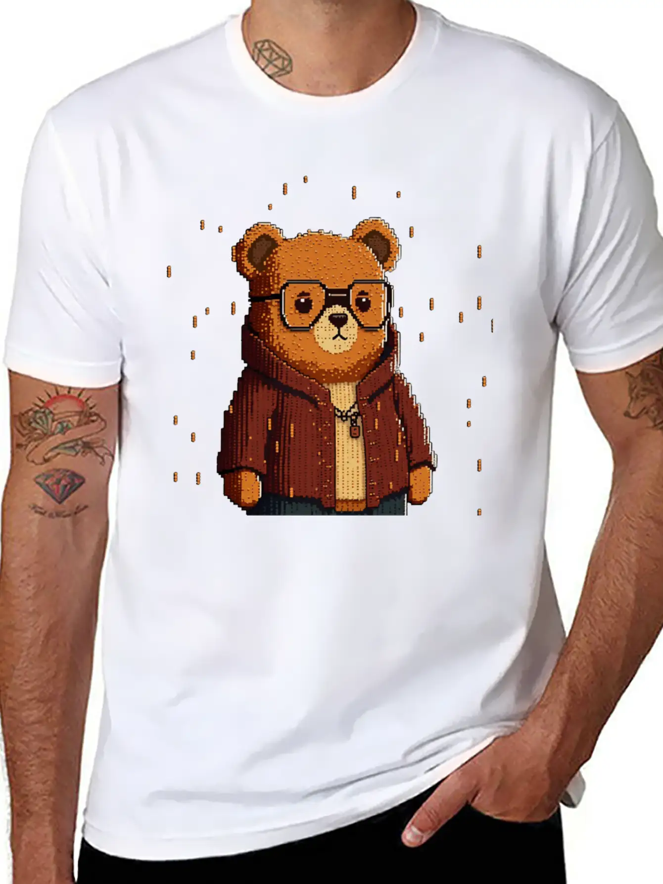 Cute Bear Classic Cotton Tee – Unisex Comfort For Any Season