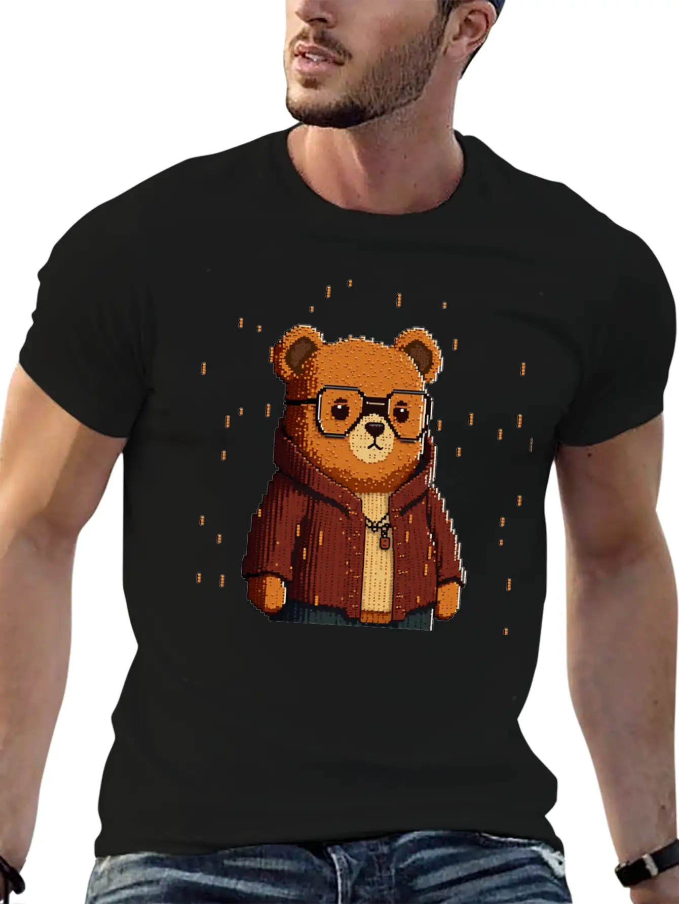 Cute Bear Classic Cotton Tee – Unisex Comfort For Any Season