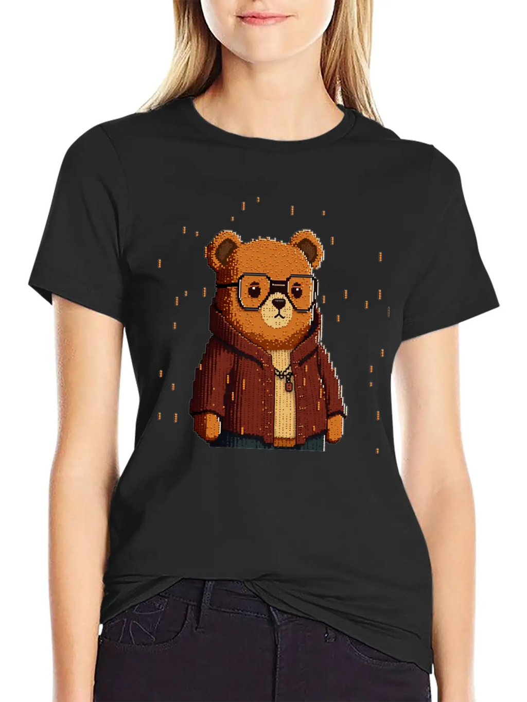 Cute Bear Classic Cotton Tee – Unisex Comfort For Any Season