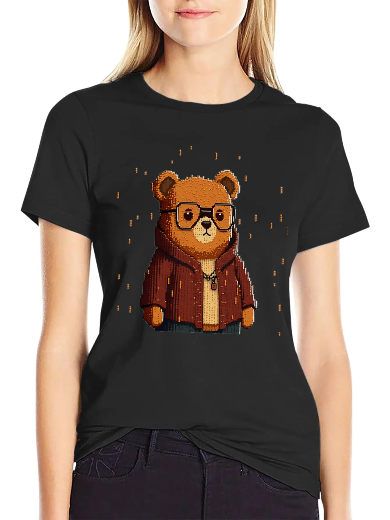Cute Bear Classic Cotton Tee – Unisex Comfort For Any Season