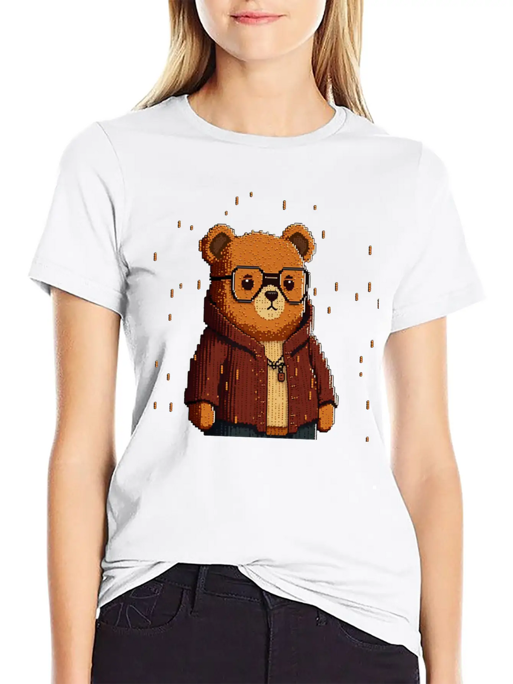 Cute Bear Classic Cotton Tee – Unisex Comfort For Any Season
