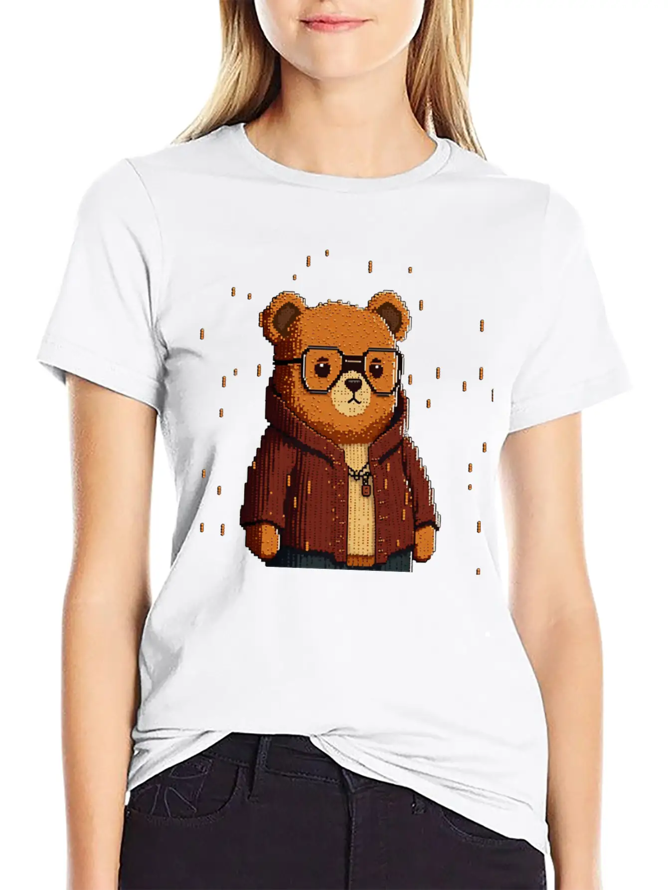 Cute Bear Classic Cotton Tee – Unisex Comfort For Any Season