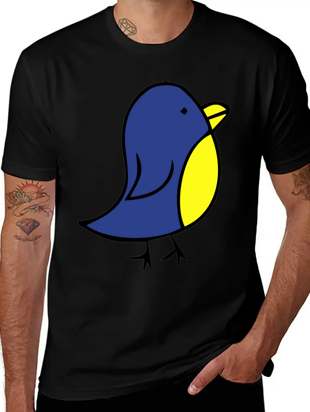 Cute-bird Stylish Everyday T-Shirt – Unisex Basic Cotton Tee