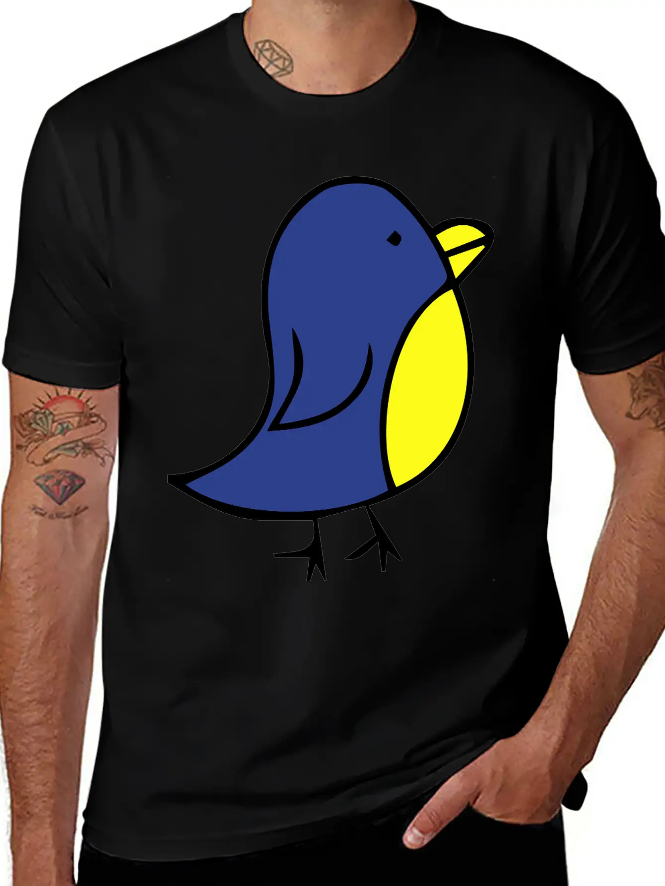 Cute-bird Stylish Everyday T-Shirt – Unisex Basic Cotton Tee