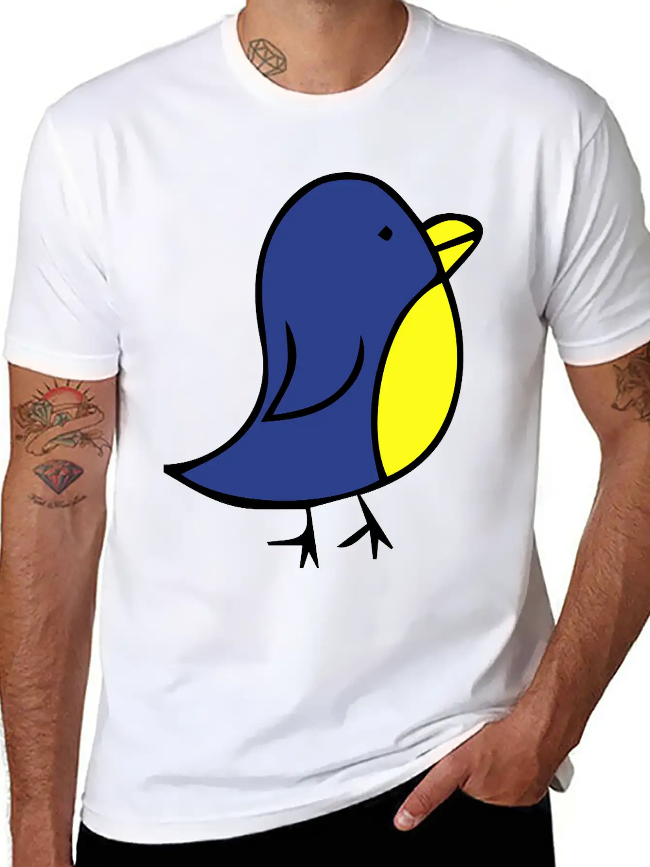 Cute-bird Stylish Everyday T-Shirt – Unisex Basic Cotton Tee