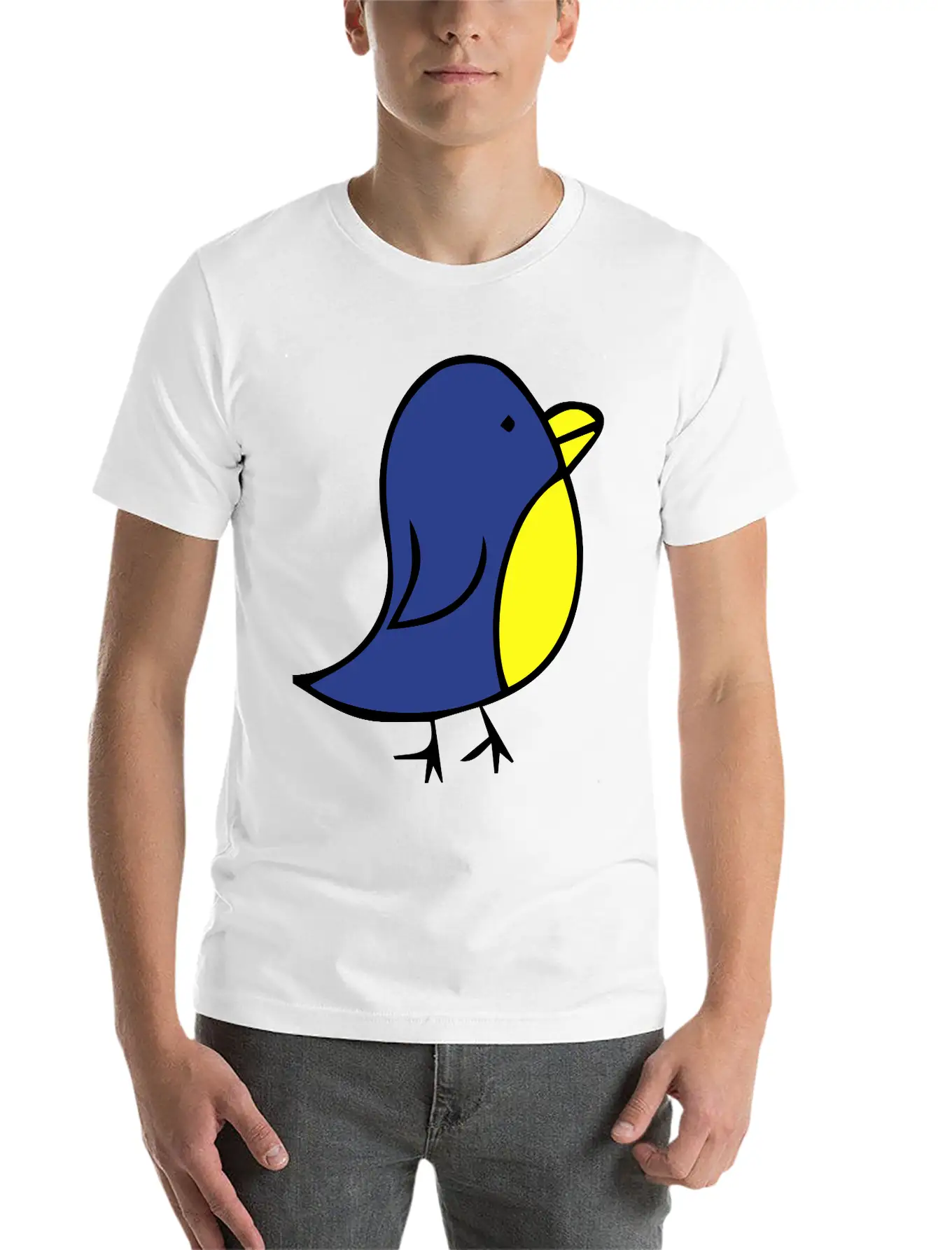Cute-bird Stylish Everyday T-Shirt – Unisex Basic Cotton Tee