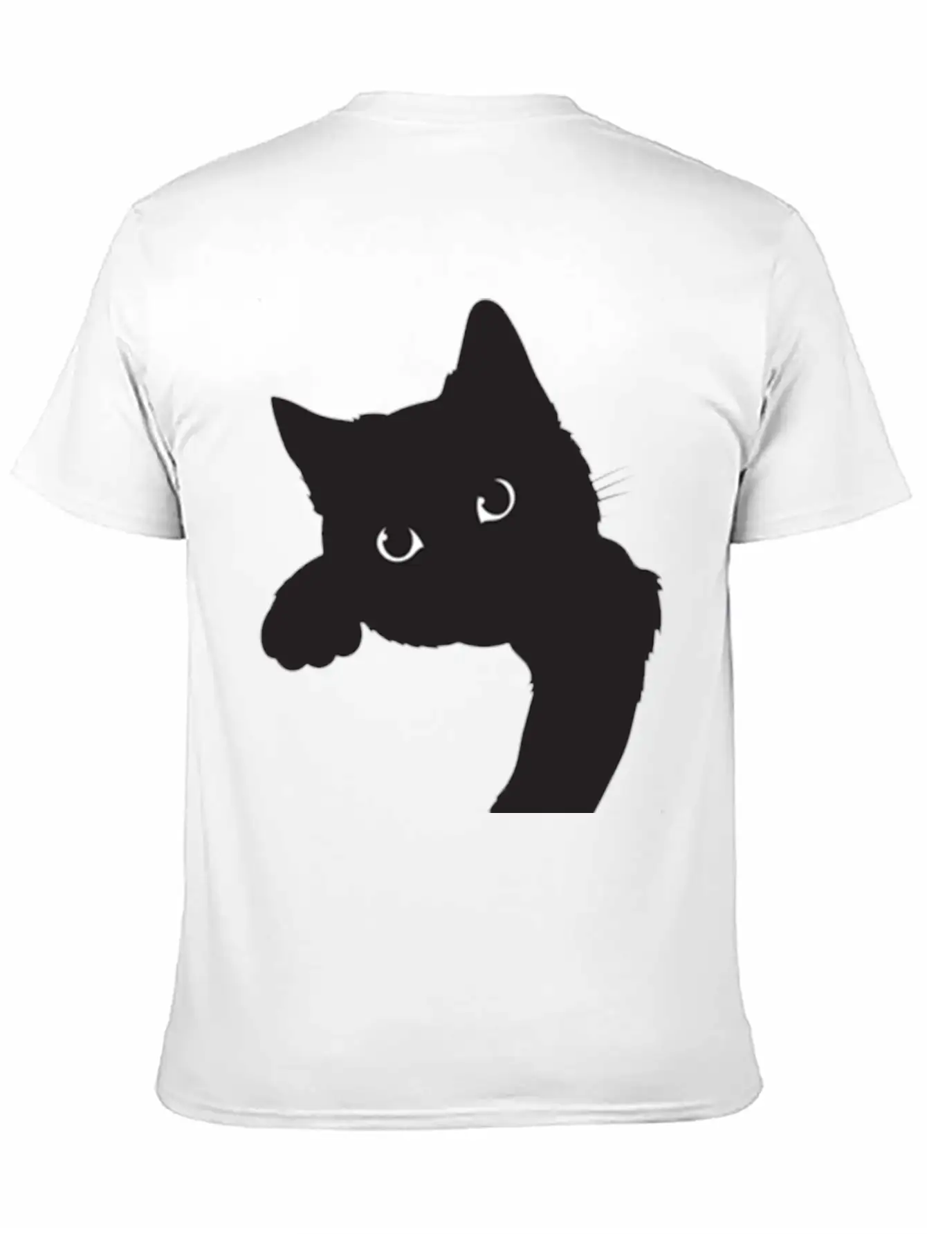 Cute Black Cat Stylish Everyday T-Shirt – Unisex Basic Cotton Tee