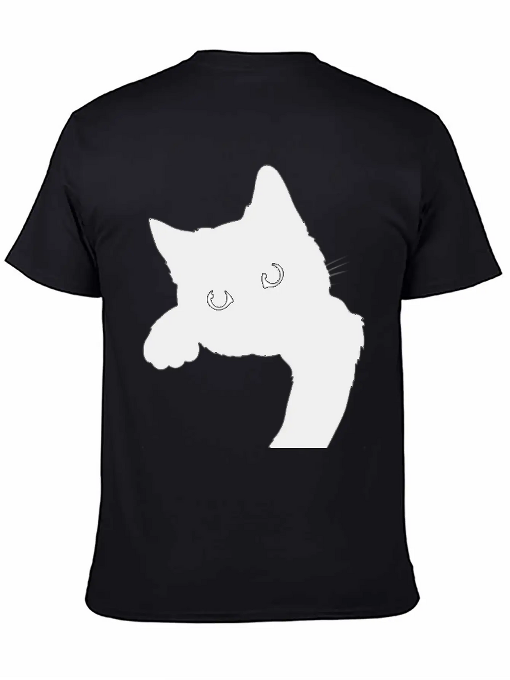 Cute Black Cat Stylish Everyday T-Shirt – Unisex Basic Cotton Tee