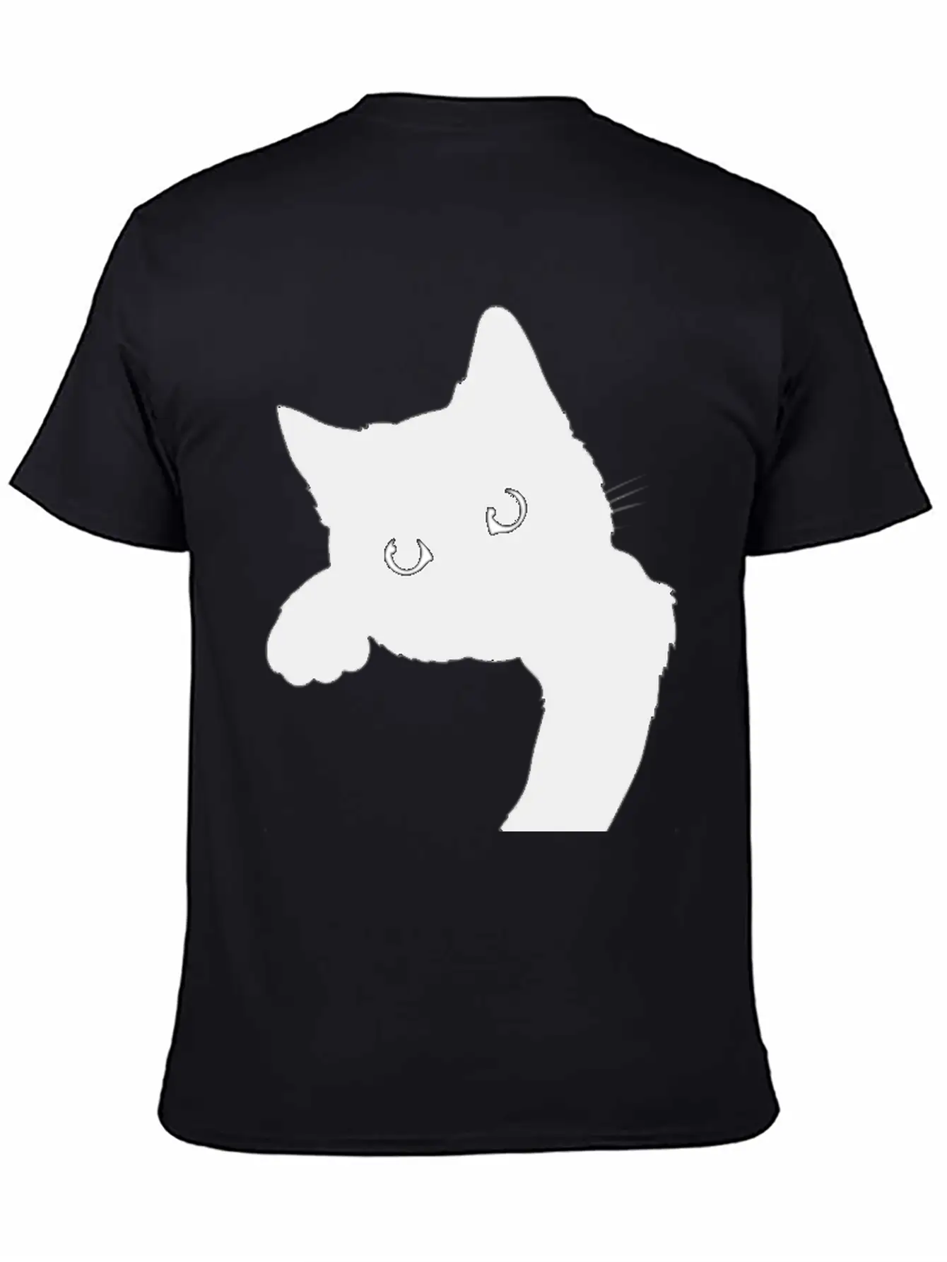 Cute Black Cat Stylish Everyday T-Shirt – Unisex Basic Cotton Tee