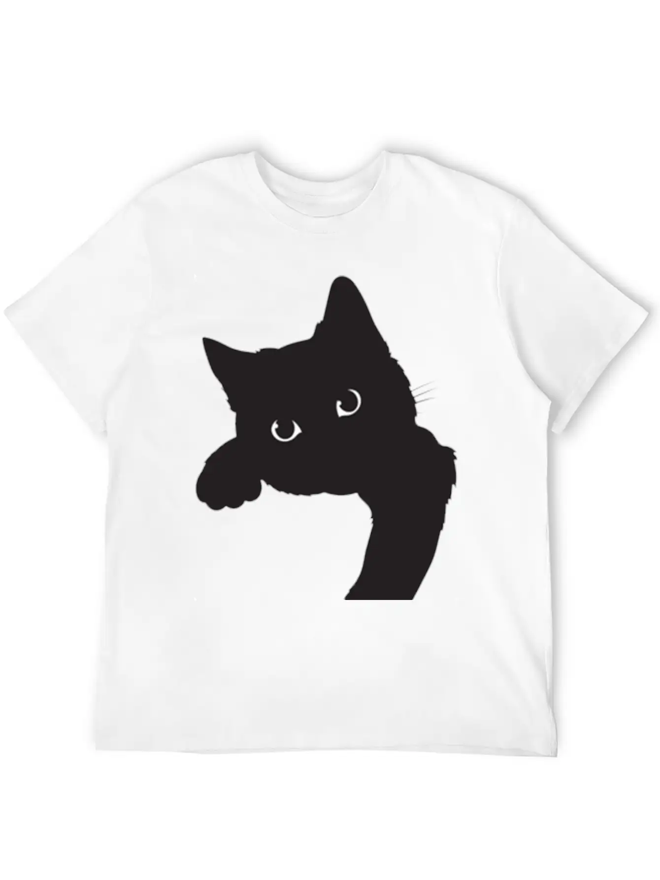 Cute Black Cat Stylish Everyday T-Shirt – Unisex Basic Cotton Tee
