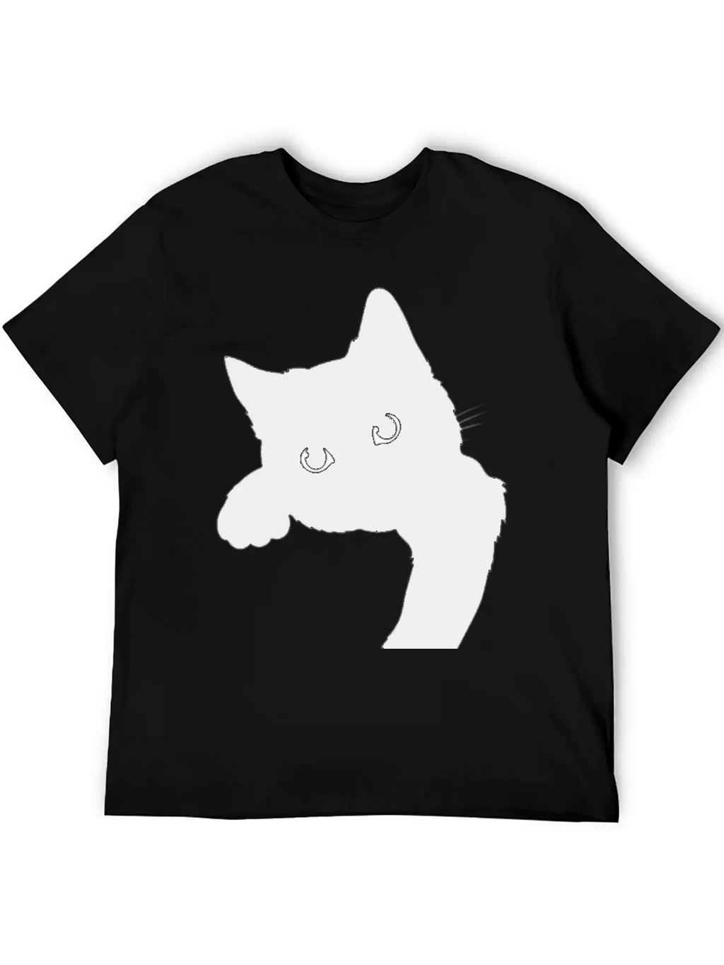 Cute Black Cat Stylish Everyday T-Shirt – Unisex Basic Cotton Tee