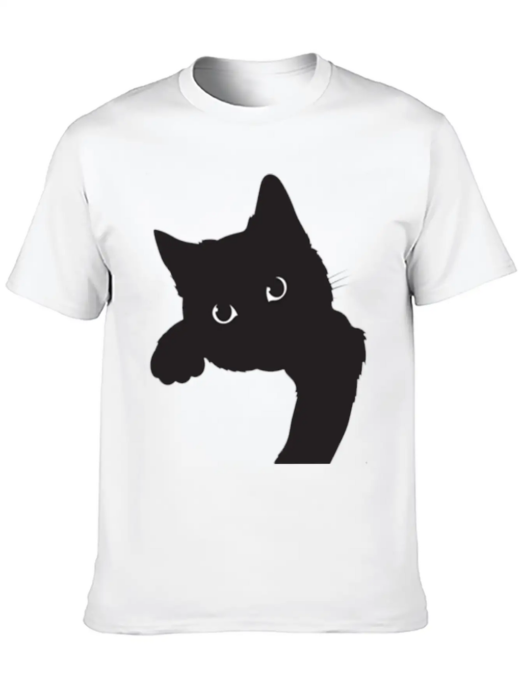 Cute Black Cat Stylish Everyday T-Shirt – Unisex Basic Cotton Tee