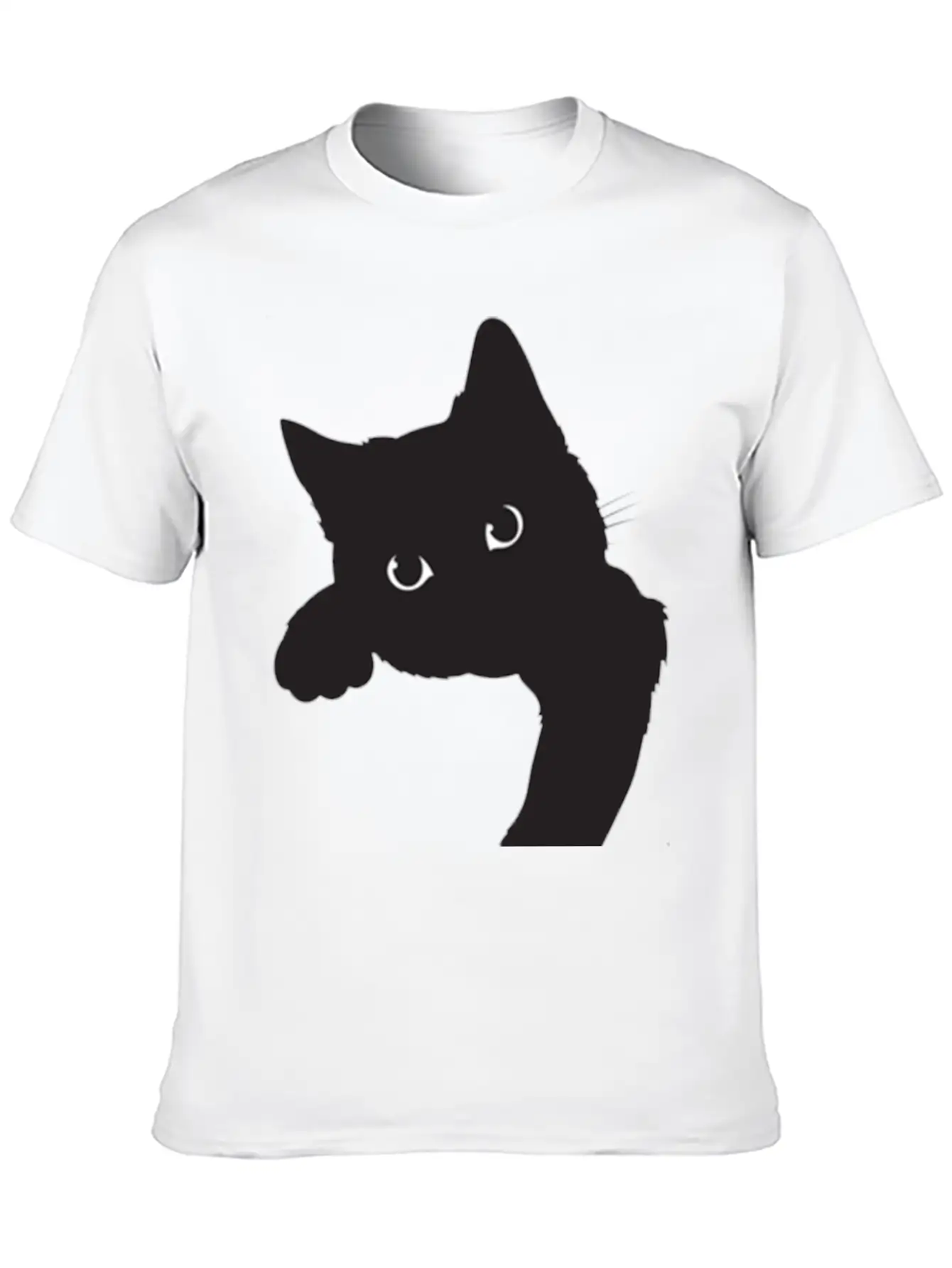 Cute Black Cat Stylish Everyday T-Shirt – Unisex Basic Cotton Tee