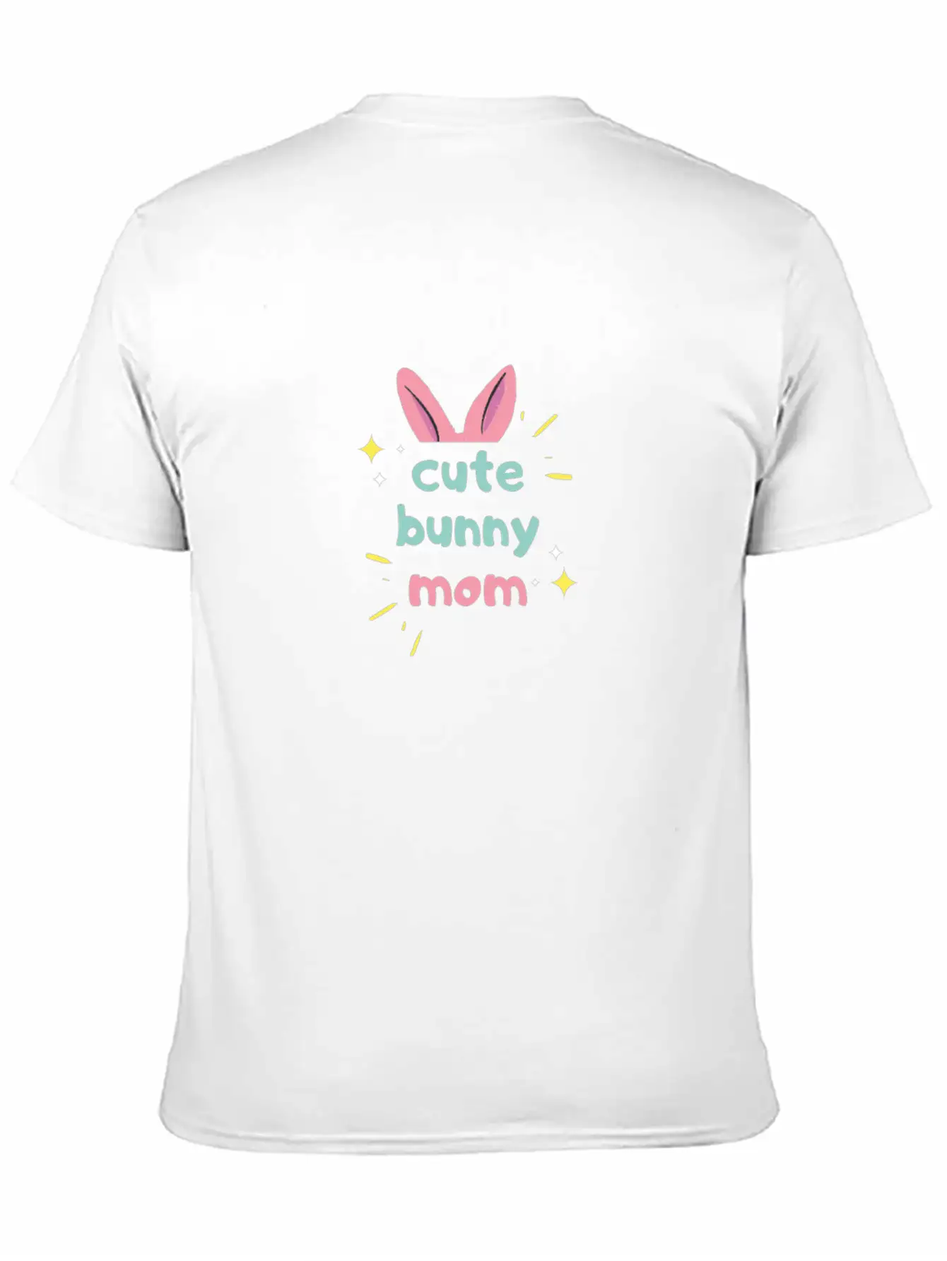Cute Bunny Mom Cute Rabbit Bunny Mom Breathable Soft Cotton T-Shirt – Timeless Casual Look