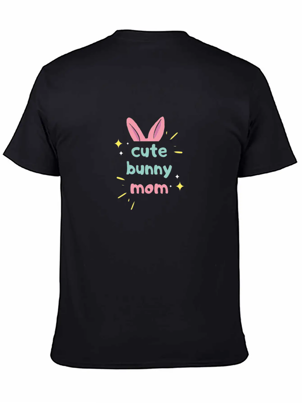 Cute Bunny Mom Cute Rabbit Bunny Mom Breathable Soft Cotton T-Shirt – Timeless Casual Look