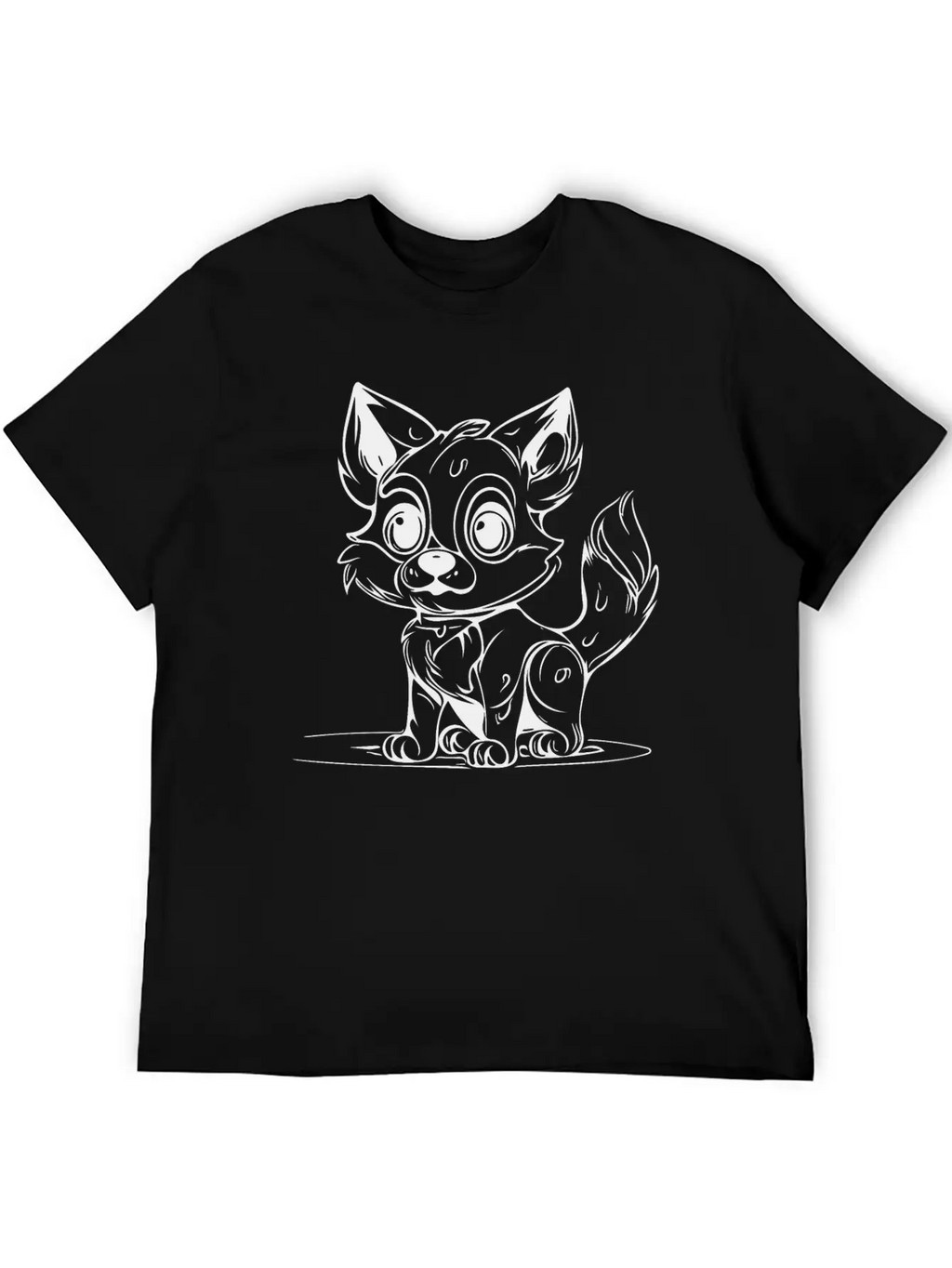 Cute Children's Dog Portrait For Dog Owners Classic Cotton Tee – Unisex Comfort For Any Season