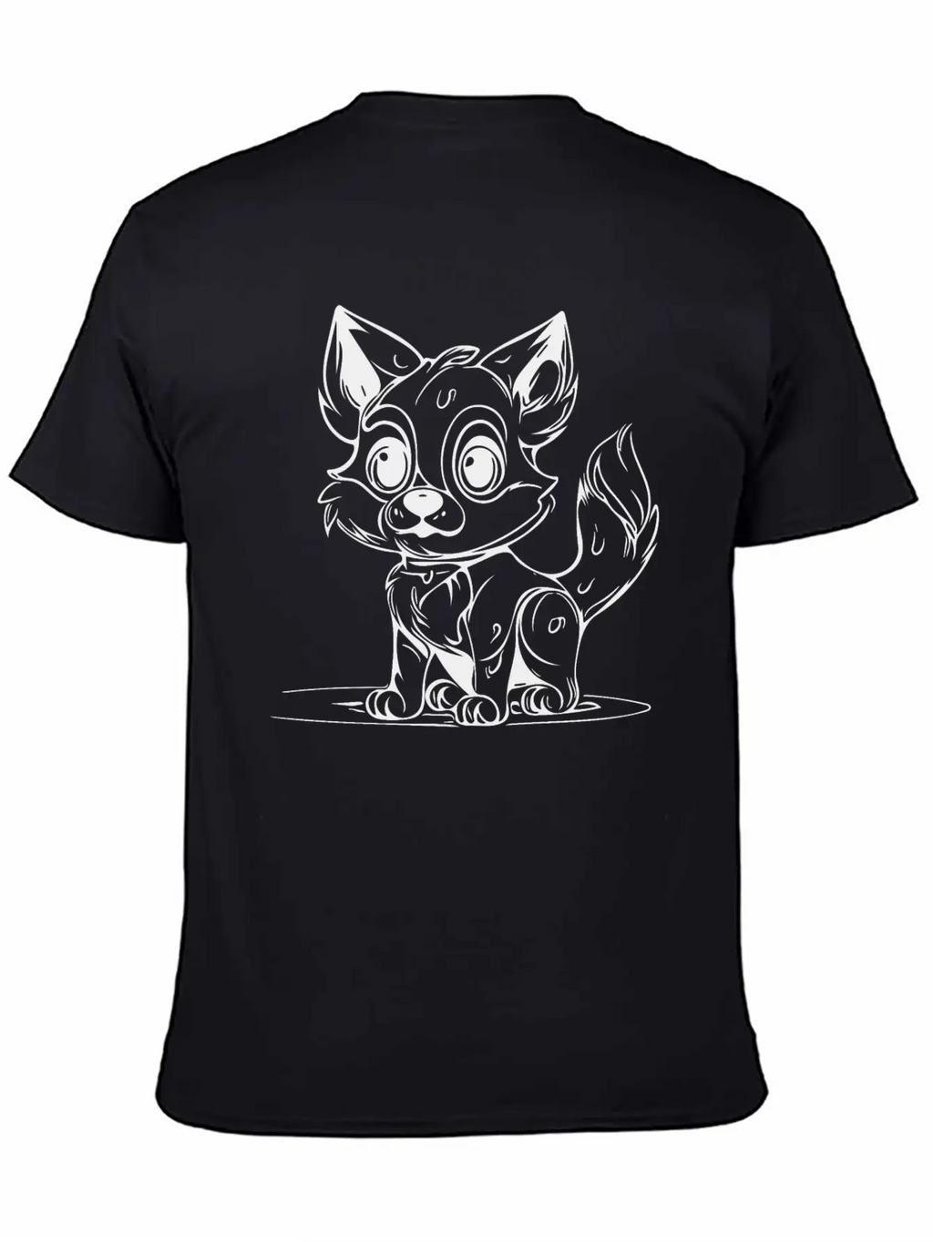 Cute Children's Dog Portrait For Dog Owners Classic Cotton Tee – Unisex Comfort For Any Season