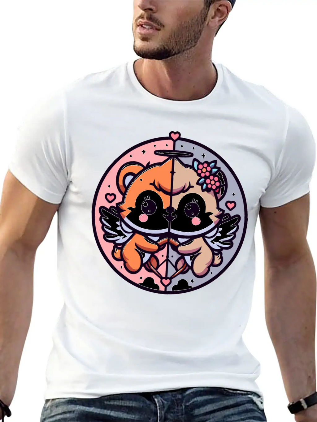 CUTE CUPID BABY ANIMAL Unisex Casual T-Shirt – Clean Design For Daily Comfort