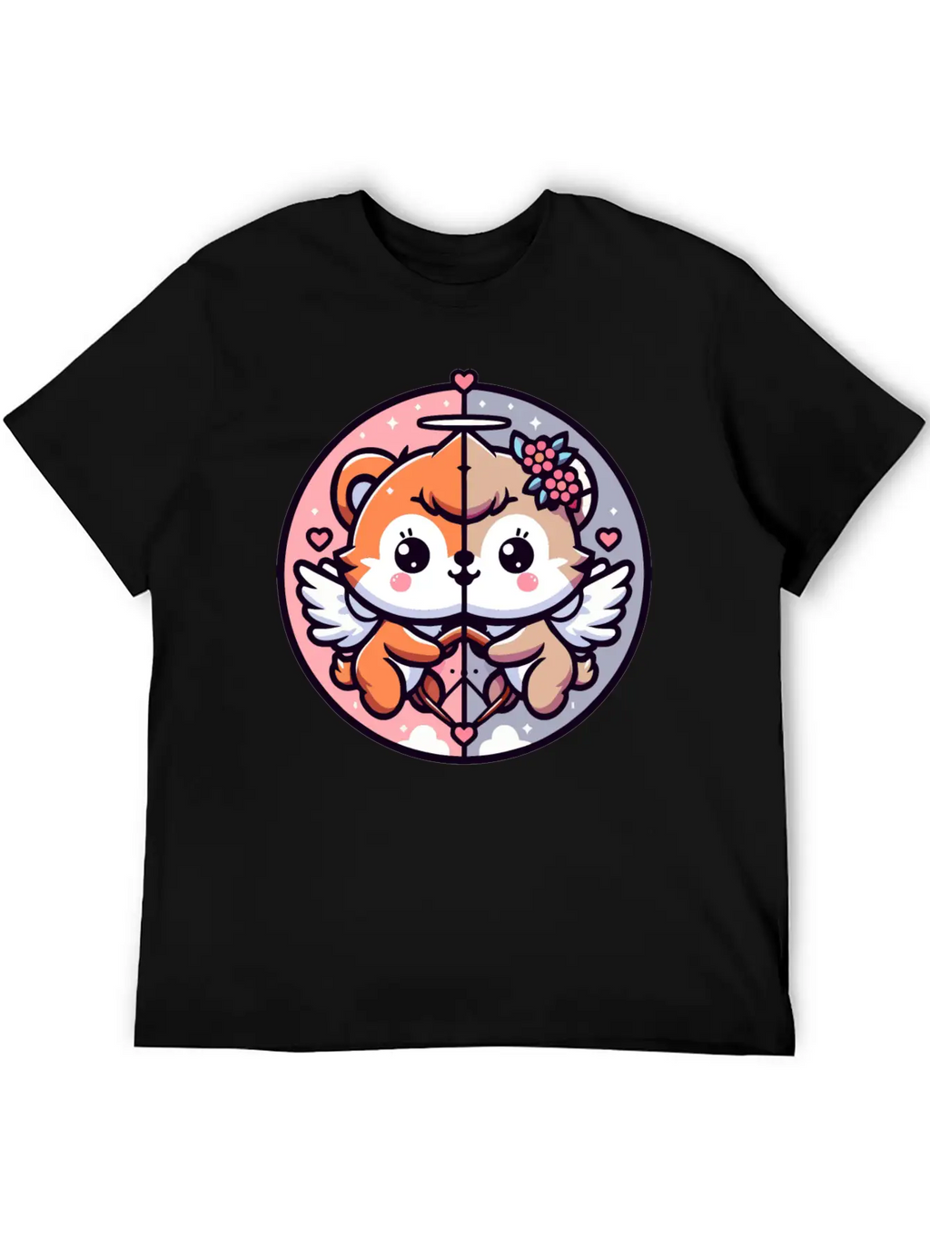 CUTE CUPID BABY ANIMAL Unisex Casual T-Shirt – Clean Design For Daily Comfort