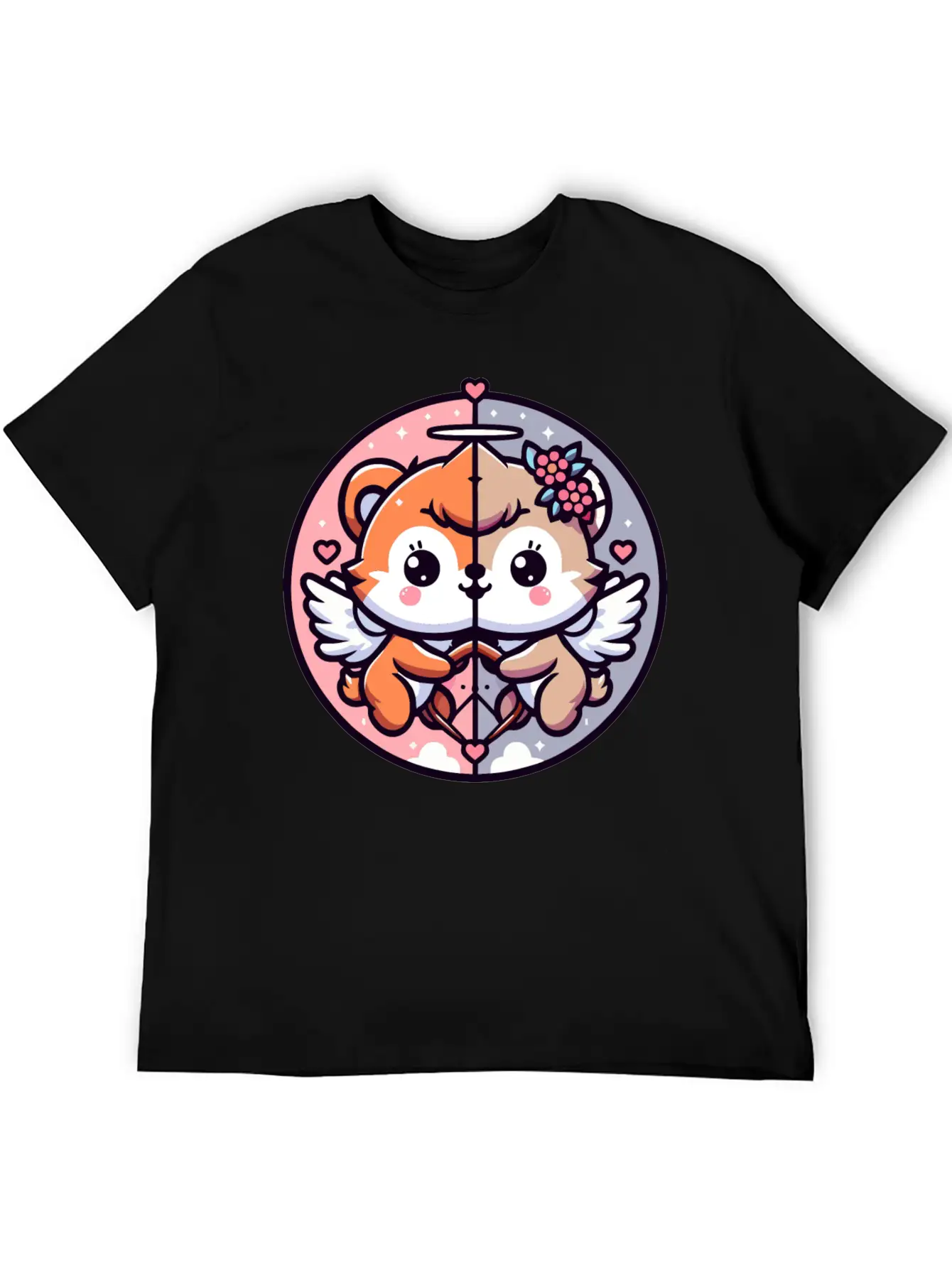 CUTE CUPID BABY ANIMAL Unisex Casual T-Shirt – Clean Design For Daily Comfort
